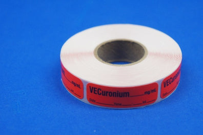 Shamrock Anesthesia Labels 1/2